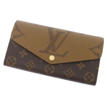 Load image into Gallery viewer, LOUIS VUITTON Portefeuille Sarah NoirM80726 Monogram Reverse Canvas/Monogram