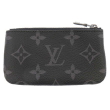 Load image into Gallery viewer, LOUIS VUITTON Pochette Cles NoirM80905 Monogram Eclipse Monogram Eclipse Reverse