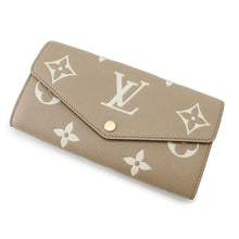 Load image into Gallery viewer, LOUIS VUITTON Portefeuille Sarah NM Tourterelle/ClaimM81049 Monogram Empreinte Leather