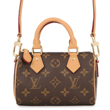 将图像加载到图库查看器中,LOUIS VUITTON Nano Speedy BrownM81085 Monogram Size Nano