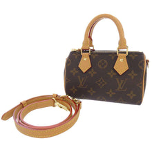 将图像加载到图库查看器中,LOUIS VUITTON Nano Speedy BrownM81085 Monogram Size Nano