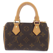 将图像加载到图库查看器中,LOUIS VUITTON Nano Speedy BrownM81085 Monogram Size Nano