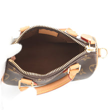 将图像加载到图库查看器中,LOUIS VUITTON Nano Speedy BrownM81085 Monogram Size Nano