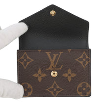 Load image into Gallery viewer, LOUIS VUITTON Vend?me Card Holder NoirM81855 Monogram Reverse Canvas