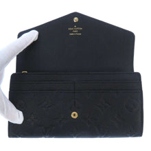 Load image into Gallery viewer, LOUIS VUITTON Portefeuille Sarah NoirM82257 Monogram Empreinte Leather