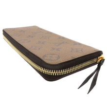 Load image into Gallery viewer, LOUIS VUITTON Portefeuille Clemence NoirM82336 Monogram Reverse Canvas