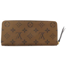 Load image into Gallery viewer, LOUIS VUITTON Portefeuille Clemence NoirM82336 Monogram Reverse Canvas