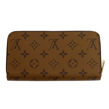 Load image into Gallery viewer, LOUIS VUITTON Zippy Wallet NoirM82444 Monogram Reverse Canvas Canvas