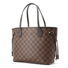 将图像加载到图库查看器中,LOUIS VUITTON Neverfull RedN40600 Damier Ebene Canvas Size PM