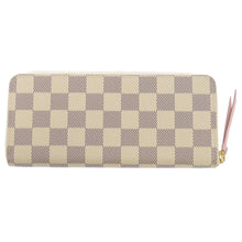 Load image into Gallery viewer, LOUIS VUITTON Portefeuille Clemence Rose BallerineN61264 Damier Azur