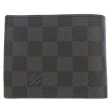 将图像加载到图库查看器中,LOUIS VUITTON Portefeuille Marco NM NoirN63336 Damier Graphite