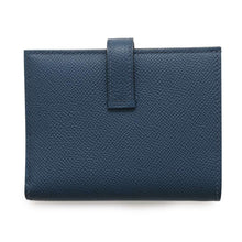 Load image into Gallery viewer, HERMES BEAN Compact Blue de Prusse Epsom
