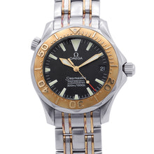 将图像加载到图库查看器中，OMEGA Seamaster 300M 36.25ｍｍ Stainless Steel K18YG Black Dial2453.5

