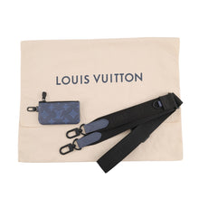 将图像加载到图库查看器中，LOUIS VUITTON Duo messenger NavyM45730 Monogram Shadow Size M

