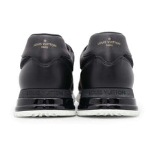 Load image into Gallery viewer, LOUIS VUITTON Run Away Line Sneakers Noir Monogram Eclipse Leather Mesh Rubber Size 9 1/2
