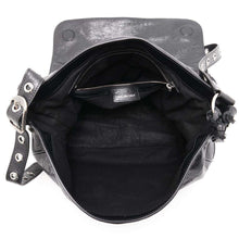 Load image into Gallery viewer, BALENCIAGA Le Cagoule Shoulder Bag Black 719093 Arena Lambskin Size Medium
