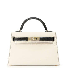 Load image into Gallery viewer, HERMES Mini Kelly Do SPO Black/Craie Epsom
