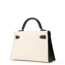 Load image into Gallery viewer, HERMES Mini Kelly Do SPO Black/Craie Epsom
