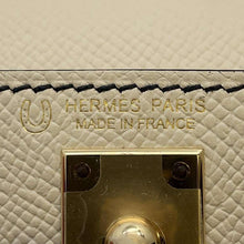 Load image into Gallery viewer, HERMES Mini Kelly Do SPO Black/Craie Epsom
