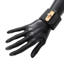 Load image into Gallery viewer, HERMES Kelly Twist Bracelet Size GM/T2 Black Swift Leather
