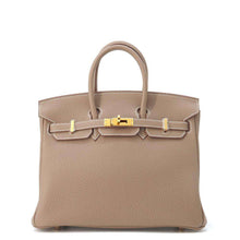 将图像加载到图库查看器中，HERMES Birkin Etoupe Togo Leather Size 25
