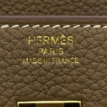 将图像加载到图库查看器中，HERMES Birkin Etoupe Togo Leather Size 25
