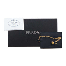 将图像加载到图库查看器中，PRADA Saffiano Leather Long Wallet Navy1MH132 Leather
