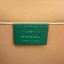 将图像加载到图库查看器中，GUCCI 1969 Sylvie Green589479 Patent Leather
