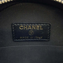 Load image into Gallery viewer, CHANEL Pearl Round ChainShoulder Bag Black AP1050 Lambskin Faux Pearl
