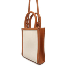 Load image into Gallery viewer, CELINE Vertical Cabas Brown/Beige193302 Canvas Leather Size Mini
