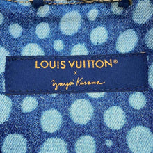 Load image into Gallery viewer, LOUIS VUITTON LVxYK Infinity Dot Short Sleeve Blouson Size XL Blue1AB6O5 Cotton
