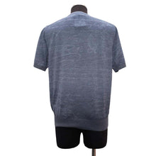 将图像加载到图库查看器中，Berluti Calligraphy Short Sleeve T-Shirt Size L GrayR26KRS61 Wool 93% Nylon8% Polyurethane1%
