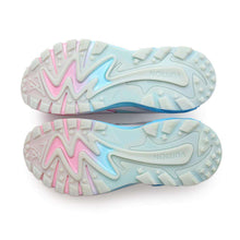 Load image into Gallery viewer, LOUIS VUITTON Tatic line Sneakers Pink/Light Blue 1AARJ9 Fabric Suede Size 8 1/2
