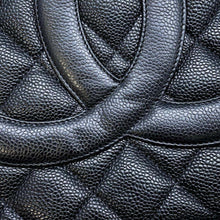 Load image into Gallery viewer, CHANEL Medallion Tote BlackA01804 Caviar Leather
