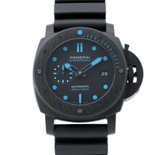 将图像加载到图库查看器中，PANERAI Submersible Carbotech W47mm Carbotech Rubber Black DialPAM01616
