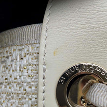 Load image into Gallery viewer, CHANEL Deauville 2WAYTote Bag Ivory/GoldA66941 Tweed Size GM
