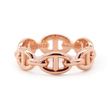 Load image into Gallery viewer, HERMES Chaine d&#39;Ancre Anchene Ring Size 52/#12 PM 18K Pink Gold
