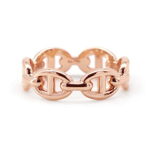 Load image into Gallery viewer, HERMES Chaine d&#39;Ancre Anchene Ring Size 52/#12 PM 18K Pink Gold
