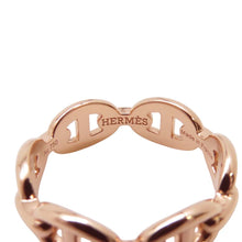 Load image into Gallery viewer, HERMES Chaine d&#39;Ancre Anchene Ring Size 52/#12 PM 18K Pink Gold
