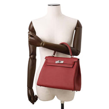 Load image into Gallery viewer, HERMES Kelly Retourne Rouge Grenat Togo Leather Size 28
