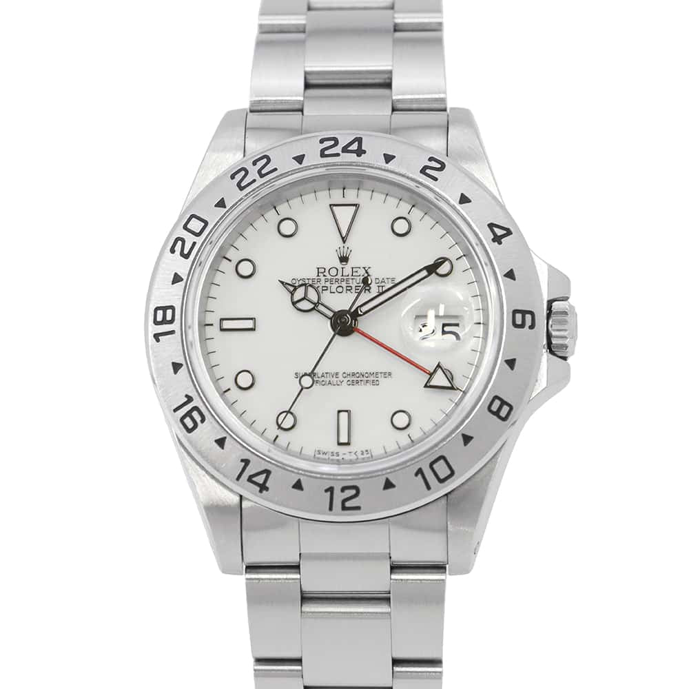 ROLEX Explorer II W40mm Stainless Steel White Dial16570