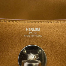 Load image into Gallery viewer, HERMES Lindy Verso Sesame/Blue Brume Swift Leather Size 26
