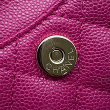 将图像加载到图库查看器中，CHANEL 2way Backpack Shoulder Bag Fuschia Pink AP3753 Caviar Leather
