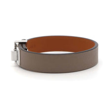 Load image into Gallery viewer, HERMES Mini Dog Single Tour Bracelet Size T2 Etoupe Swift Leather
