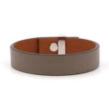 Load image into Gallery viewer, HERMES Mini Dog Single Tour Bracelet Size T2 Etoupe Swift Leather
