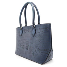 将图像加载到图库查看器中，Berluti Tote Bag Calligraphy To Jules BlueTOUJOURS_MINI_NEO-V2 Leather Size Mini
