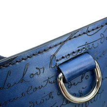 将图像加载到图库查看器中，Berluti Tote Bag Calligraphy To Jules BlueTOUJOURS_MINI_NEO-V2 Leather Size Mini
