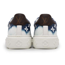 Load image into Gallery viewer, LOUIS VUITTON LV Escale Time Out Line Sneakers Blue Monogram Size 36
