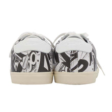 Load image into Gallery viewer, CELINE Christian Marclay Collaboration Low Cut Sneakers White/Brown Leather Size 36
