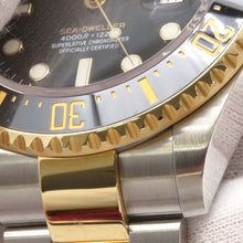 将图像加载到图库查看器中，ROLEX Sea-Dweller W43mm Stainless Steel K18YG Black Dial126603
